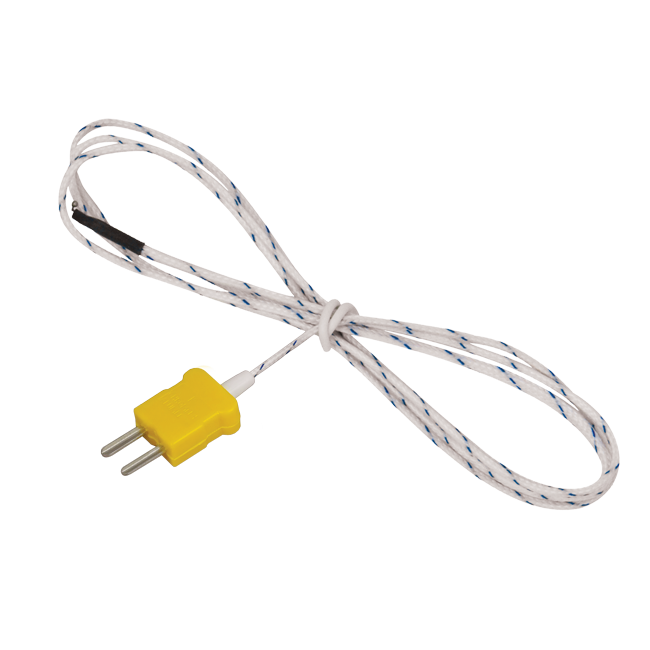 AEMC 2126.47 Thermocouple - Flexible (1M),  K Type, -58° to 480° F (for use with Models SLII L642 & CA863)