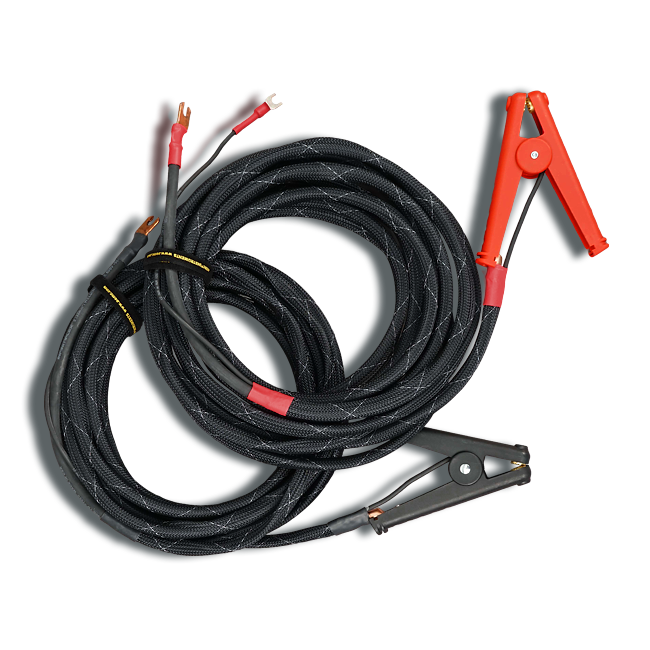 AEMC 2129.72 Lead - Replacement, Set of 2, 25 ft Kelvin Clips (200A - Hippo) for use with Model 6292