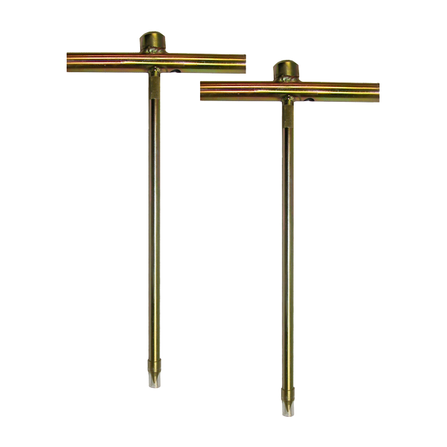 AEMC 2135.39 Ground Rod – Set of 2, 14.5" T-shaped Auxiliary Ground Electrodes