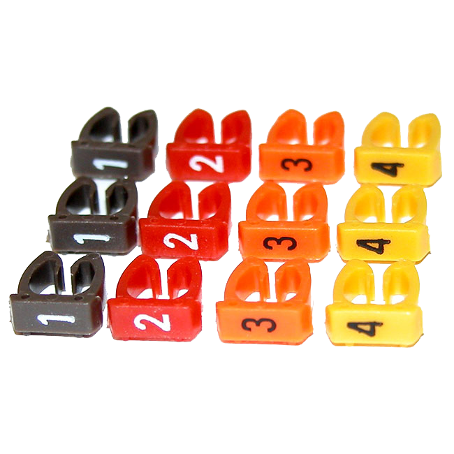 AEMC 2135.77 Replacement – Set of 12, Color-coded GroundFlex® Rings