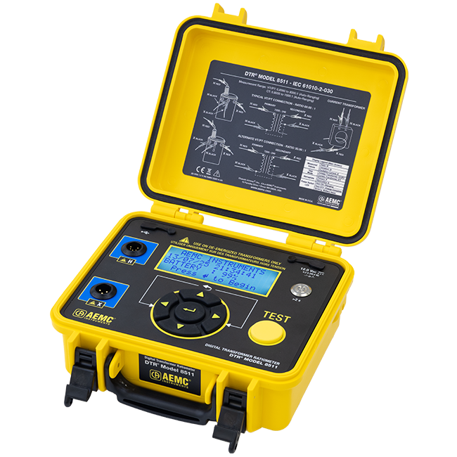 AEMC 2136.55 Digital Transformer Ratiometer DTR® Model 8511 (110/220V)