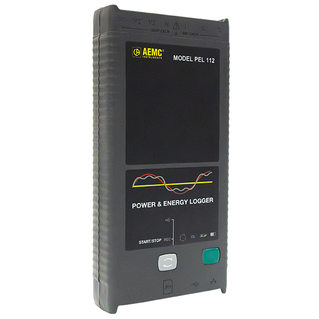 AEMC 2137.53 Power & Energy Logger Model PEL 112 (No LCD, w/3 MA193-10-BK Sensors) {ETL}
