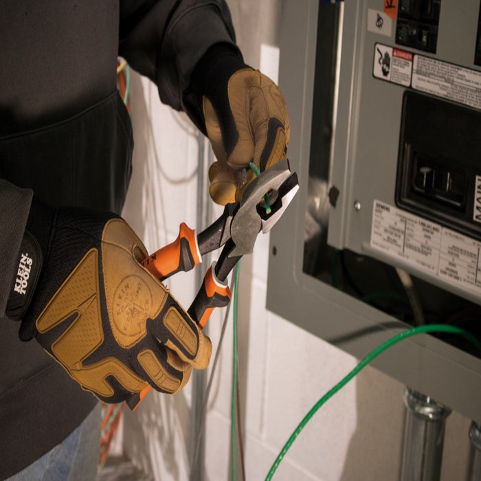 KLEIN TOOLS 9" Insulated New England Nose High Leverage Side Cutting Pliers