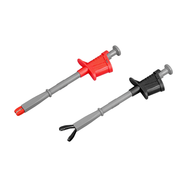 AEMC 2152.26 Probe – Set of 2, Color-coded Grip Probes (Red/Black) 1000V CAT III 20A