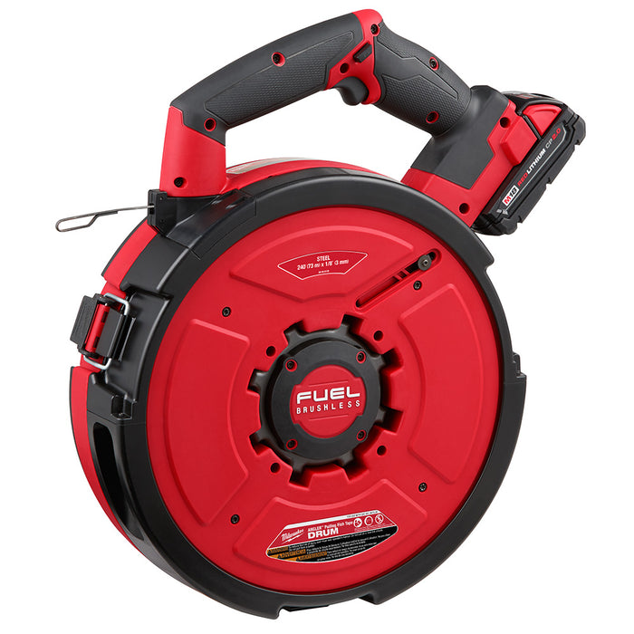 MILWAUKEE M18 FUEL™ ANGLER™ Kit de cinta pasacable de acero de 240'