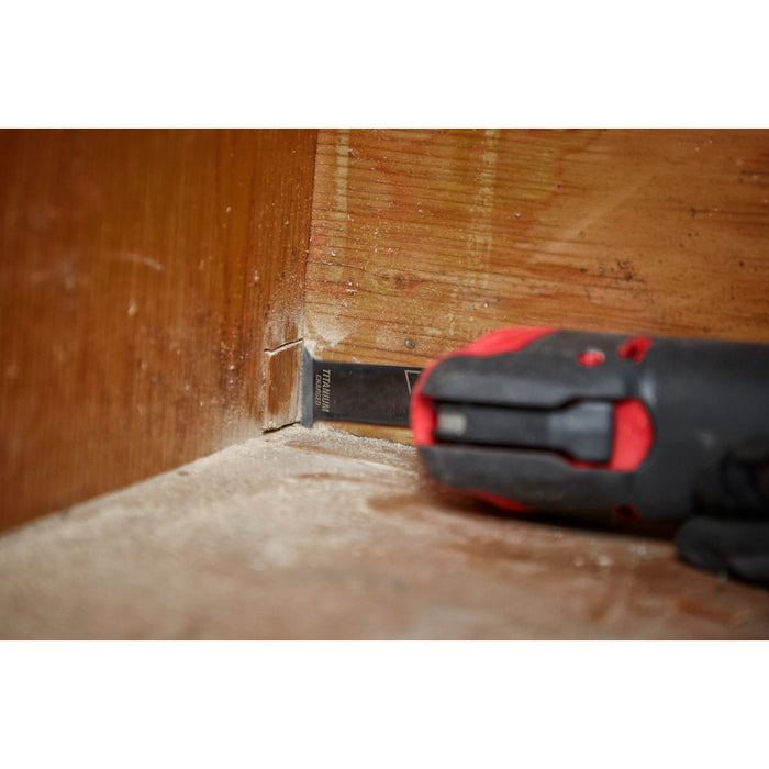 MILWAUKEE 1-1/4" Universal Fit OPEN-LOK™ TITANIUM CHARGED™ Bi-Metal Multi-Material Blade