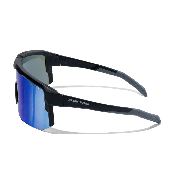 Klein Tools Mirrored Blade Safety Glasses, Blue Lens