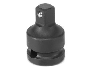 Grey Pneumatic 1/2" Female x 3/8" Male Adapter w/ Friction Ball