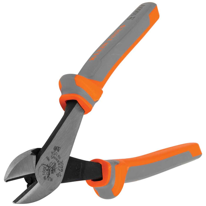 KLEIN TOOLS 8" Insulated Diagonal Cutting Pliers
