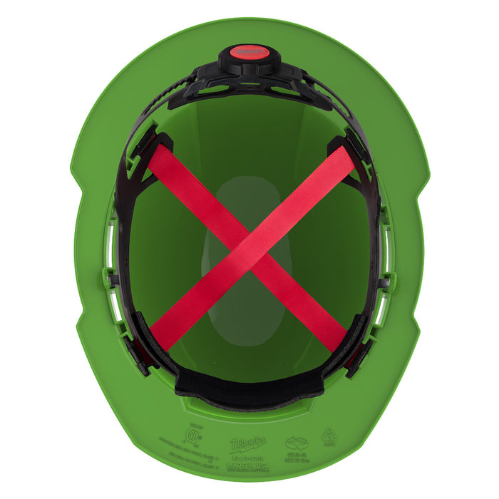 MILWAUKEE BOLT™ Full Brim Hard Hat w/ 4PT Ratcheting Suspension (USA) - Type 1