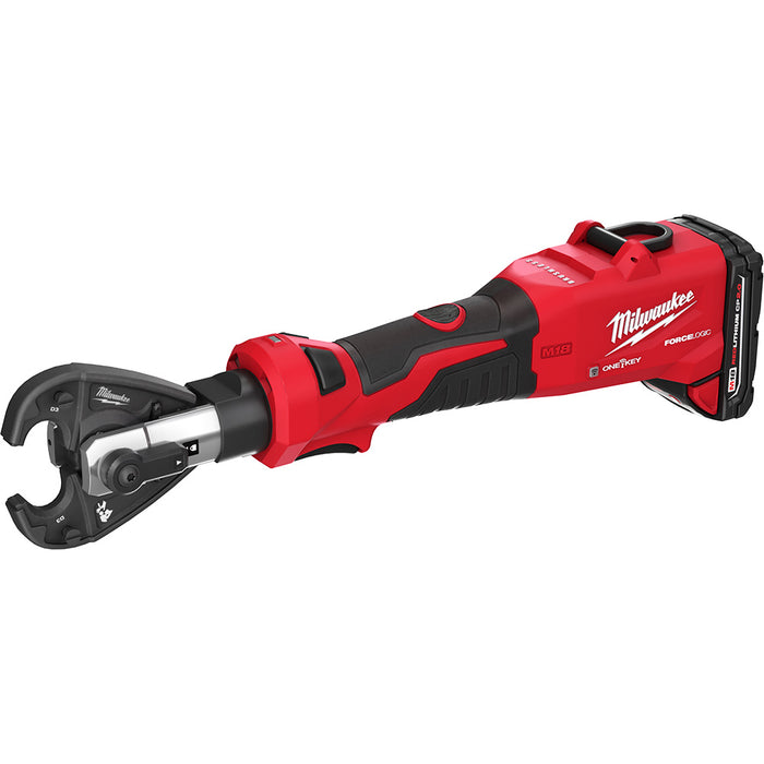 MILWAUKEE M18 FORCE LOGIC 6T Linear Utility Crimper Kit w/ Snub Nose Jaw