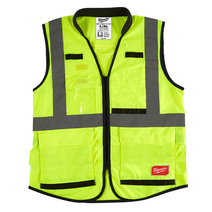 MILWAUKEE Class 2 High Visibility Performance Safety Vest (ANSI & CSA)