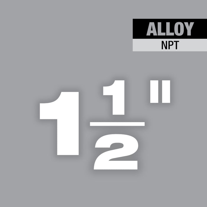 Troquel de roscado de tubos portátil de ALEACIÓN NPT de 1-1/2" MILWAUKEE
