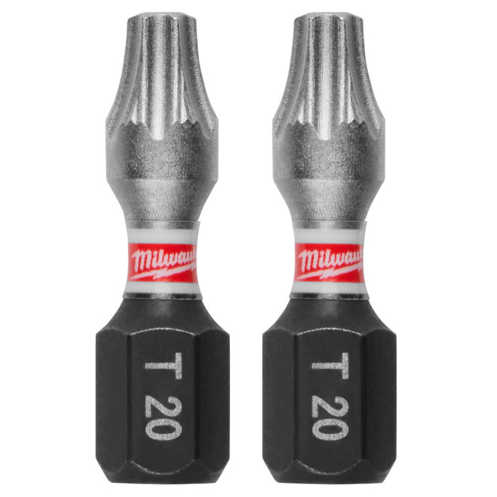 Milwaukee Tools T20 1” Insert Bit  2PK 48-32-4414