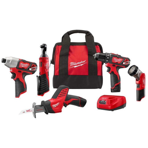 MILWAUKEE M12™ 5 PC. Combo Kit