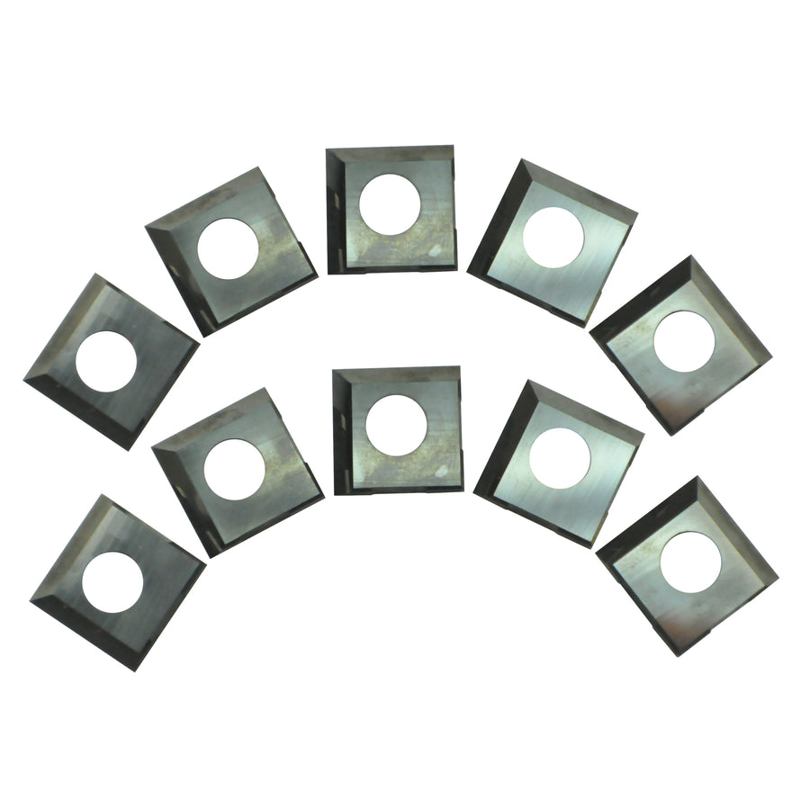 RIKON HSS 2-Edge Inserts For 25-130H, 25-131H Planers & 20-600H, 20-800H Jointers (10 PACK)
