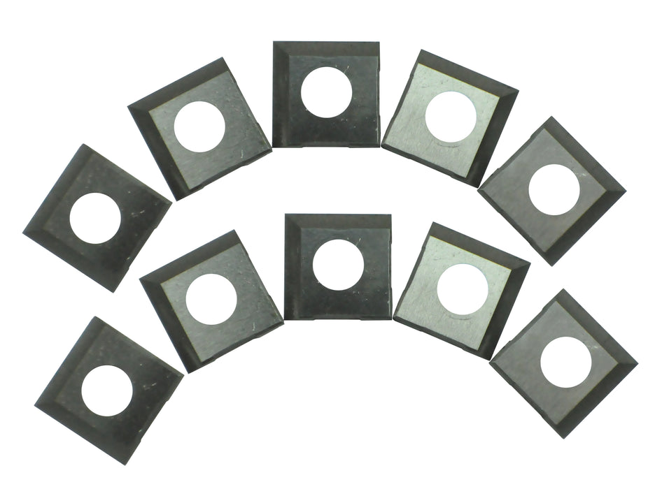 Rikon Carbide 2-Edge Inserts for 25-130H, 25-131H Planers & 20-600H Jointer 10 PK