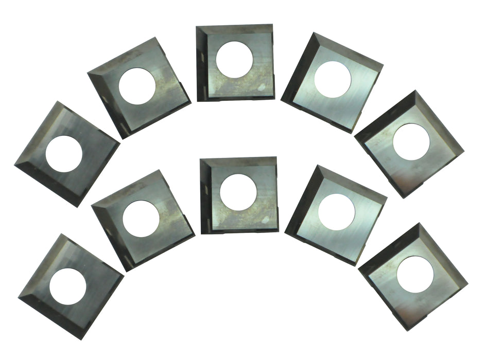 Rikon HSS 2-Edge Inserts for 25-130H, 25-131H Planers & 20-600H Jointer 10 PK