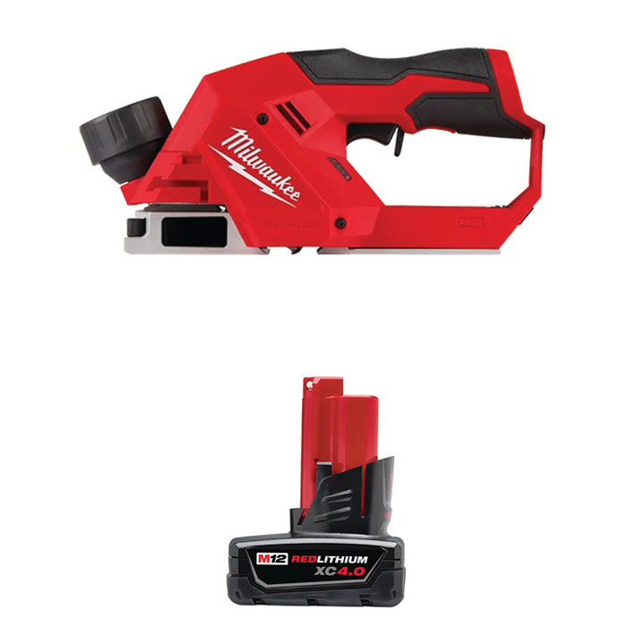 MILWAUKEE M12™ 2" Planer & FREE M12™ REDLITHIUM™ XC 4.0 Extended Capacity Battery