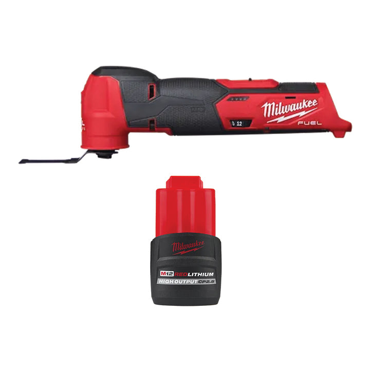 MILWAUKEE M12 FUEL™ Oscillating Multi-Tool & FREE M12™ REDLITHIUM™ HIGH OUTPUT™ CP2.5 Battery