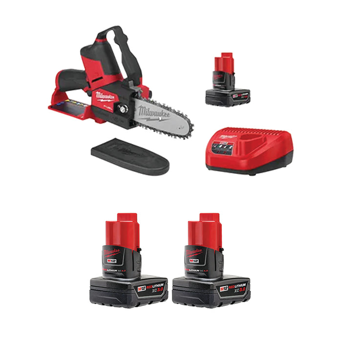 MILWAUKEE M12 FUEL™ HATCHET™ 6” Pruning Saw Kit & FREE M12™ REDLITHIUM™ XC Battery (2 PACK)