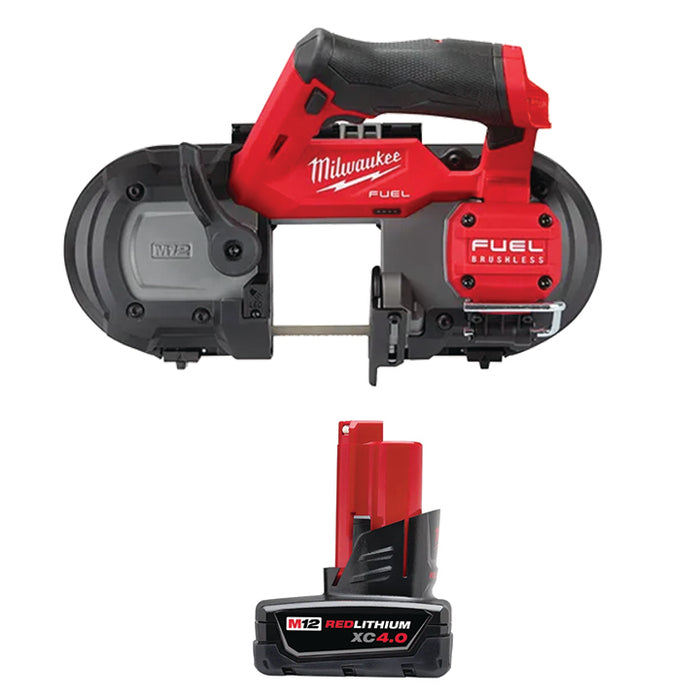 MILWAUKEE M12 FUEL™ Compact Band Saw & FREE M12™ REDLITHIUM™ XC 4.0 Extended Capacity Battery