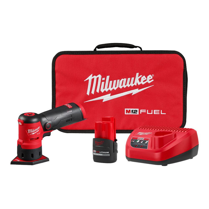 Milwaukee Tools M12 FUEL Orbital Detail Sander 2531-21HOC