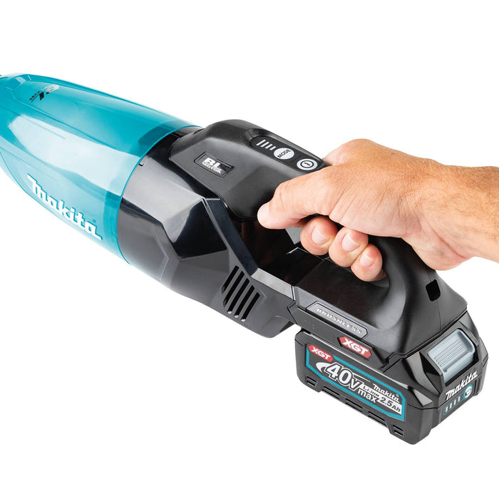 Makita GLC01SD1 40V max XGT® Brushless Cordless 4-Speed HEPA Filter Compact Stick Vacuum Kit (2.5Ah)
