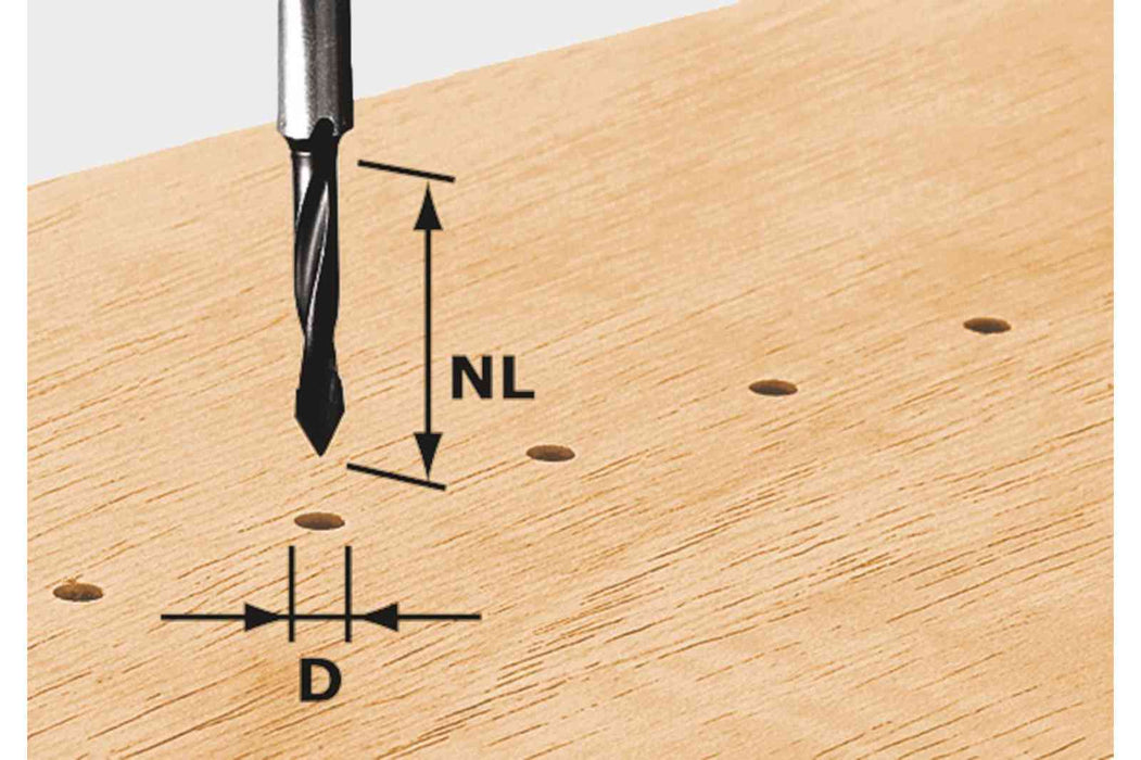 FESTOOL Dowel Drill Bit HW S8 D5/30