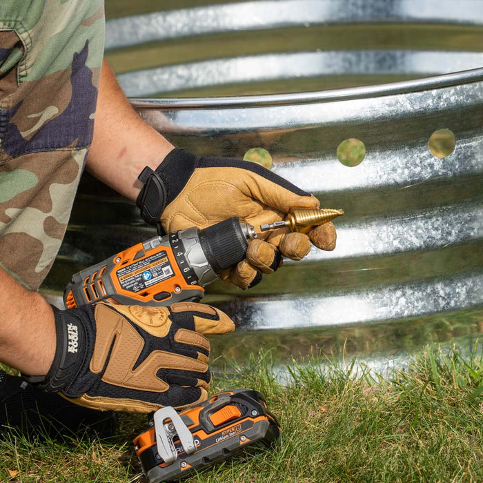 KLEIN TOOLS 4 PC. VACO Spiral Double-Fluted Step Bit Kit