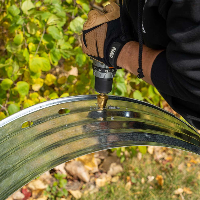 KLEIN TOOLS 3-Step Drill Bit, Double-Fluted, 7/8-Inch to 1-3/8-Inch