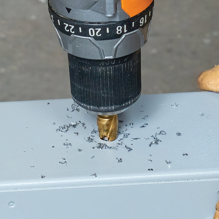 KLEIN TOOLS 13-Step Drill Bit, Double-Fluted, 1/8-Inch to 1/2-Inch