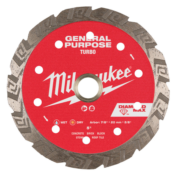 MILWAUKEE DIAMOND MAX™ Turbo General Purpose Blades