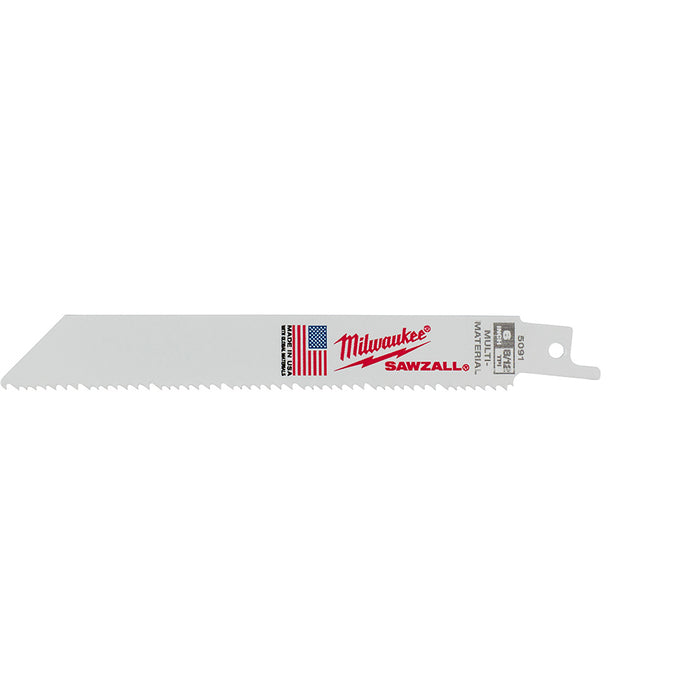 Milwaukee 6" 8/12 TPI Multi-Material SAWZALL Blades 50-Pack 48-01-6091