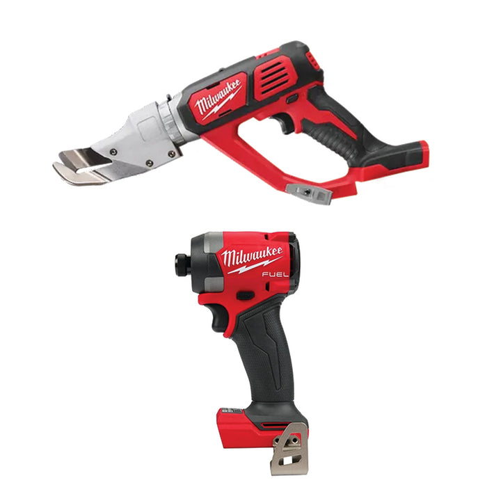 MILWAUKEE M18™ 18 Gauge Single Cut Shear & FREE M18 FUEL™ 1/4" Hex Impact Driver