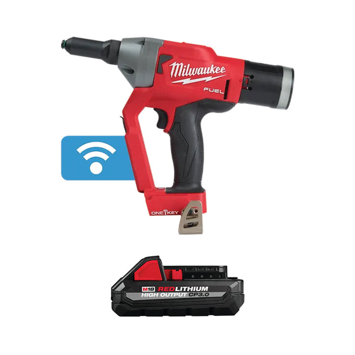 MILWAUKEE M18 FUEL™ 1/4" Blind Rivet Tool & FREE M18™ REDLITHIUM™ HIGH OUTPUT™ CP3.0 Battery