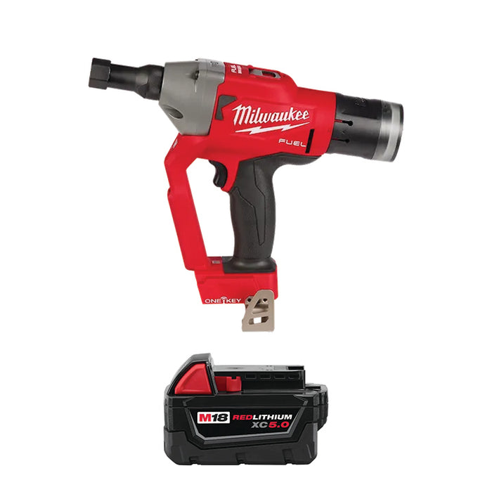 MILWAUKEE M18 FUEL™ 1/4" Lockbolt Tool & FREE M18™ REDLITHIUM™ XC5.0 Extended Capacity Battery