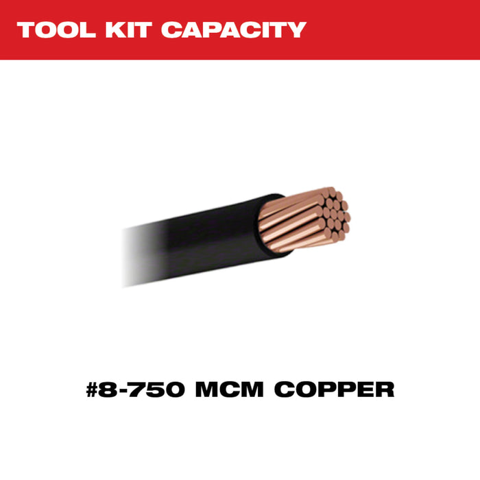 Milwaukee 600 MCM Cu Crimper w/750 MCM Jaw 2679-750CU