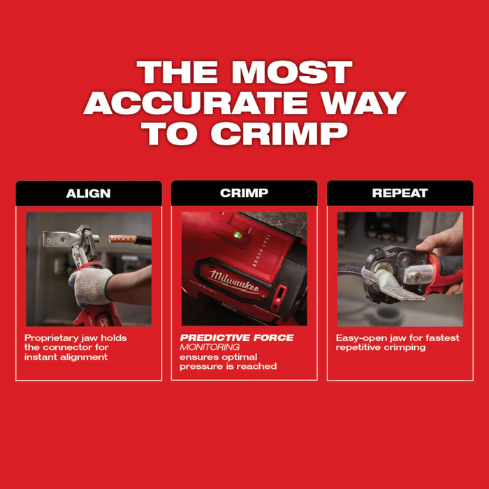 Milwaukee 600 MCM Cu Crimper w/750 MCM Jaw 2679-750CU