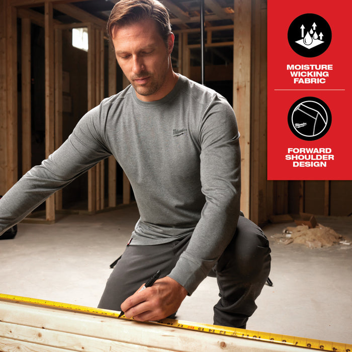 Camiseta de trabajo híbrida MILWAUKEE - Manga larga
