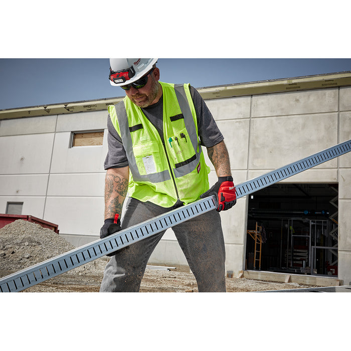 Chaleco de seguridad de malla de alta visibilidad MILWAUKEE Clase 2 (ANSI)