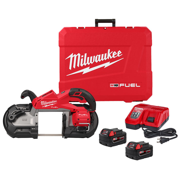 MILWAUKEE M18 FUEL Deep Cut Band Saw Kit + 48-11-1865 FREE