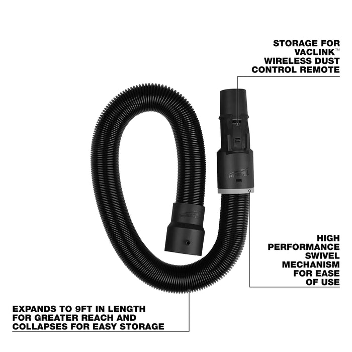 Milwaukee 1-7/8" x 9' Expandable Hose