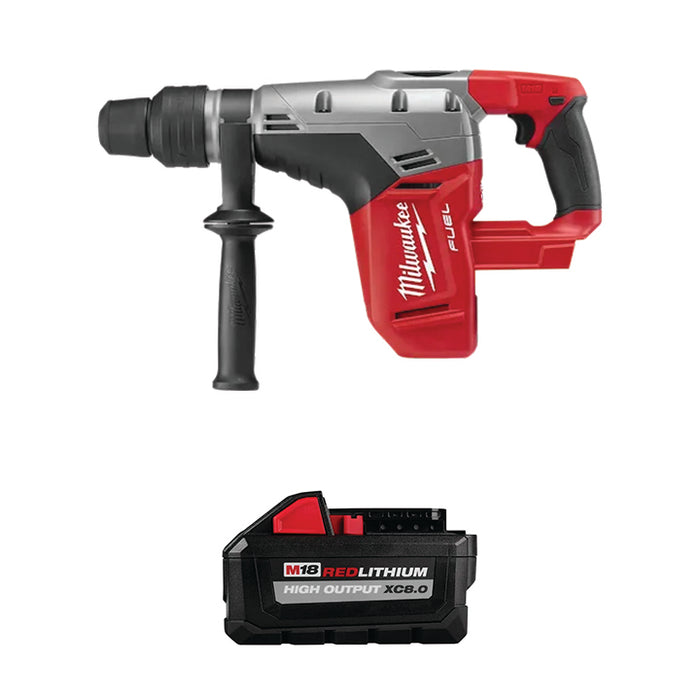 MILWAUKEE M18 FUEL™ 1-9/16" SDS MAX Rotary Hammer & FREE M18™ REDLITHIUM™ HIGH OUTPUT™ XC8.0 Battery