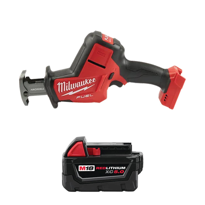 MILWAUKEE M18 FUEL™ HACKZALL® Reciprocating Saw & FREE M18™ REDLITHIUM™ XC5.0 Extended Capacity Battery