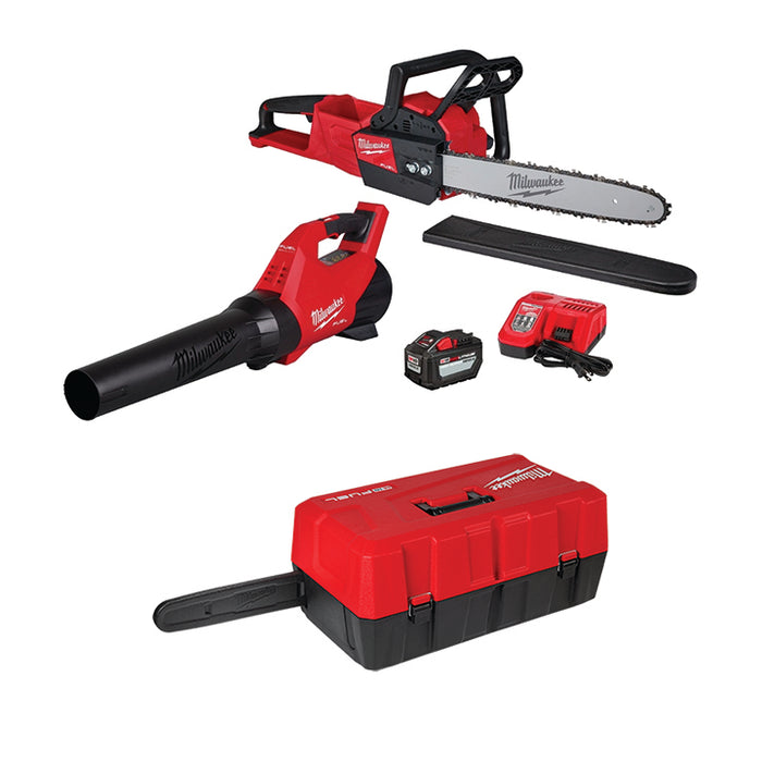 MILWAUKEE M18™ Chainsaw & Blower Combo Kit w/ FREE Chainsaw Case