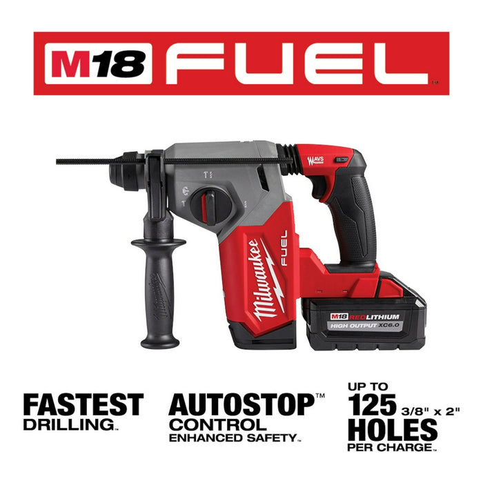 MILWAUKEE M18 FUEL™ 1" SDS PLUS Rotary Hammer Kit