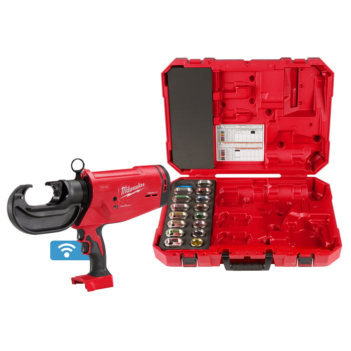 Milwaukee M18 FORCE LOGIC 750 MCM Crimper Kit with EXACT 12T U-Style Aluminum Dies 2779-750AL