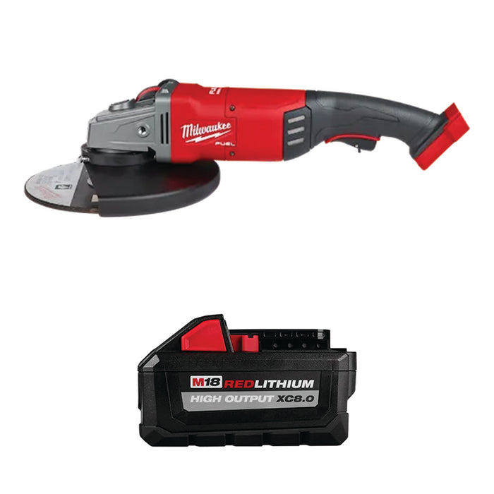 MILWAUKEE M18 FUEL™ 7" / 9" Large Angle Grinder & FREE M18™ REDLITHIUM™ HIGH OUTPUT™ XC8.0 Battery