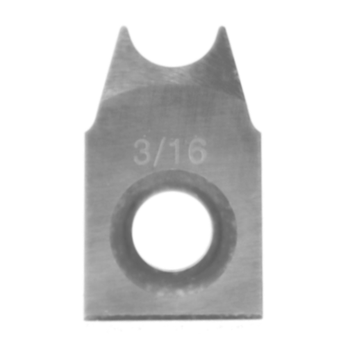 EASY WOOD TOOLS 3/16" Diameter Negative Rake Carbide Beading Cutter